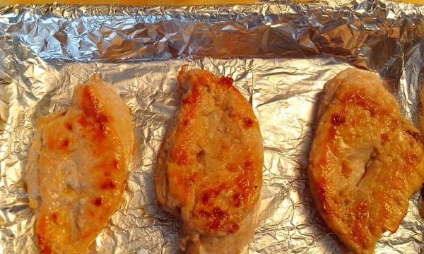 Chicken fillet with vegetables in the oven, recipe with photo
