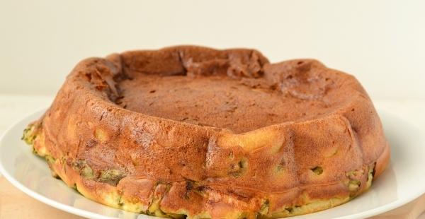 Bay cake with rampson and egg - recipe with step-by-step photos