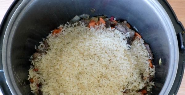 Lamb pilaf in the multicooker - recipe with photo step by step